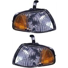 Turn Signal Light For 97-99 Subaru Legacy Plastic Lens Left & Right Set of 2 picture