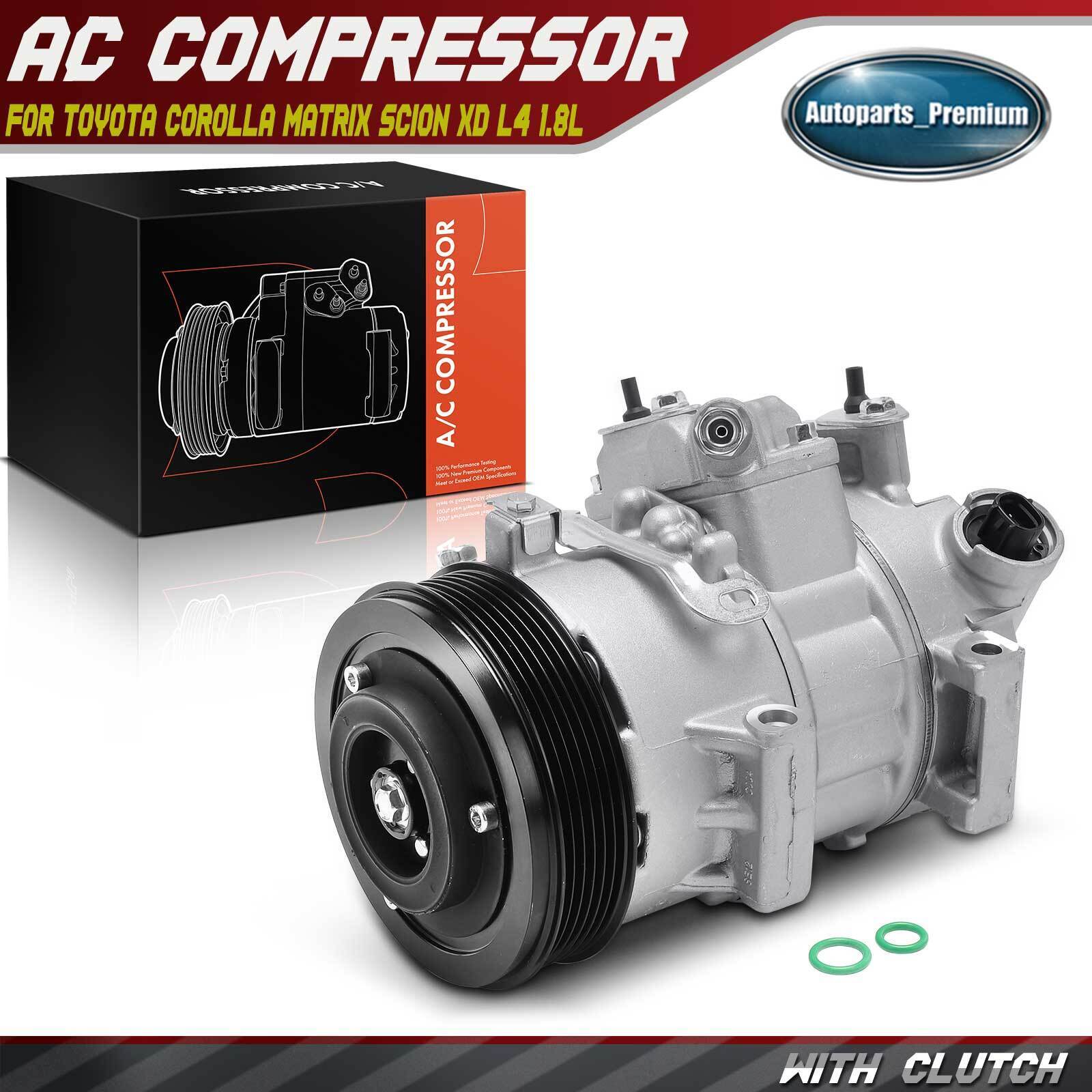 A/C Compressor with Clutch for Toyota Corolla 2009-2010 Matrix 2009-2010 2012
