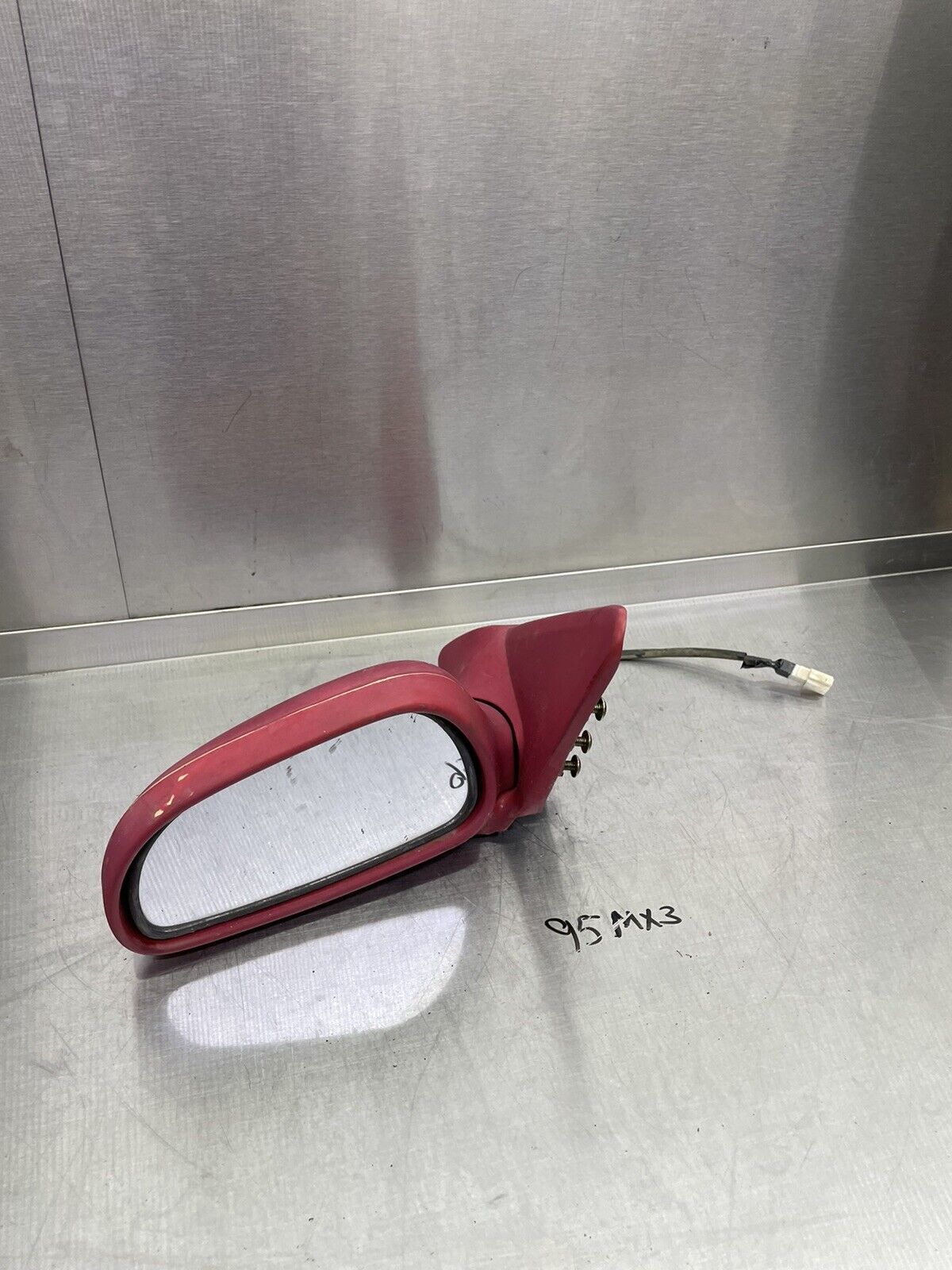 LH Driver Left Side View Mirror Power Fits 92-96 MAZDA MX-3 Mx3 93 94 95 Red