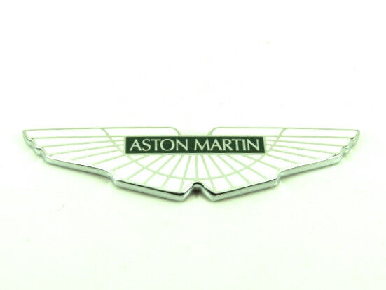 Genuine New ASTON MARTIN WINGS GREEN BADGE Logo Emblem 140mm