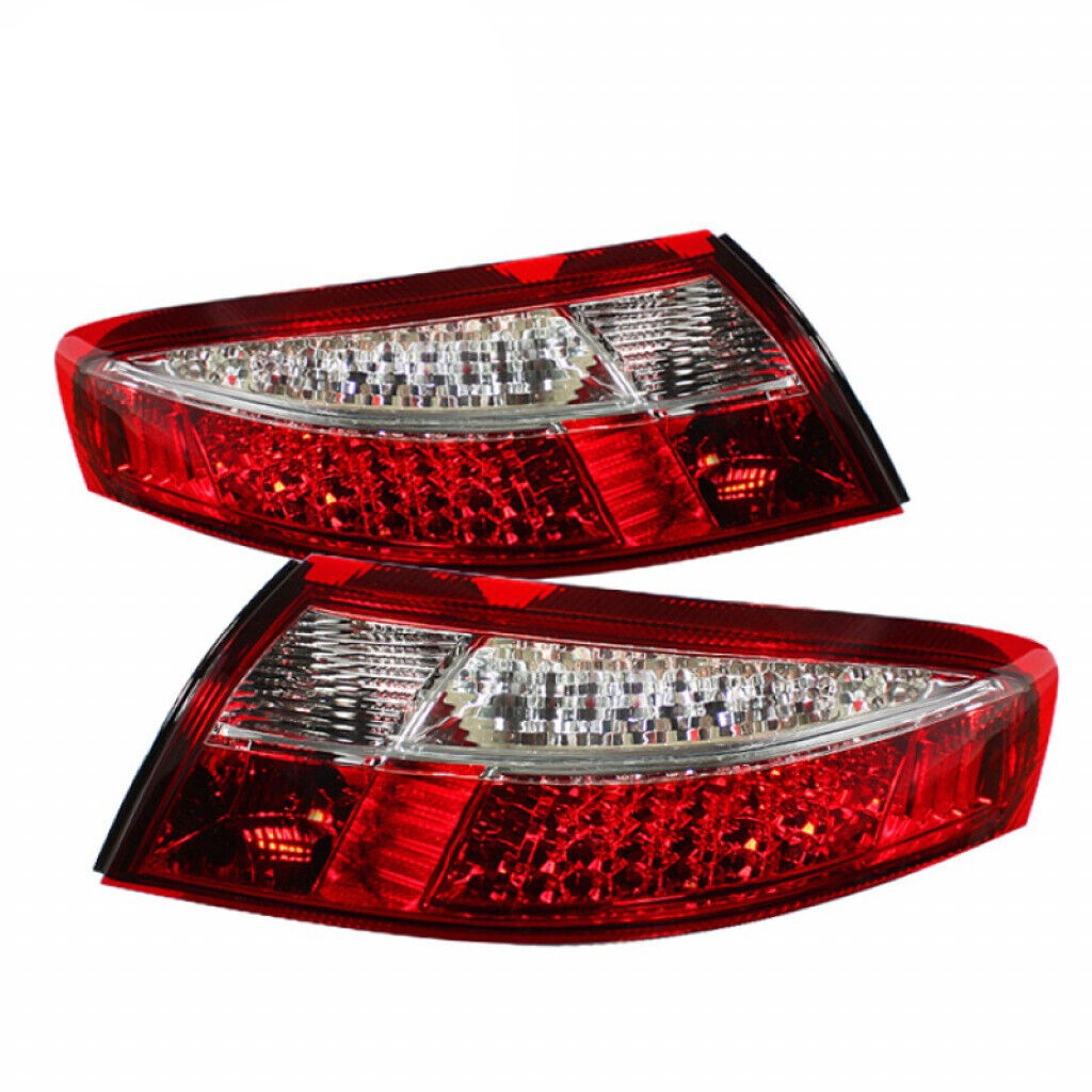 Spyder For Porsche 911/996 1999-2004 Xtune Tail Lights Pair LED Red Clear