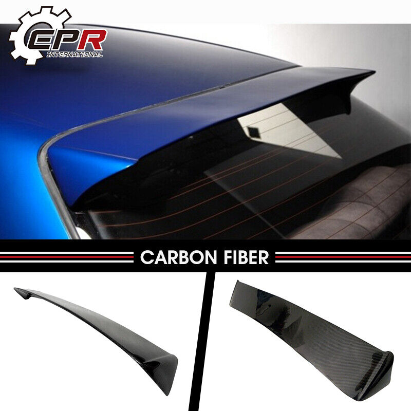 For Nissan Skyline R32 GTS GTR DM Style Carbon Fiber Rear Roof Spoiler Wing Lip