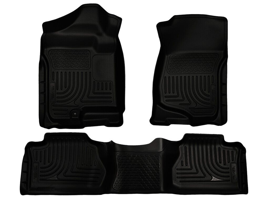 Husky Liners Weatherbeater Series Front & 2nd Seat Floor Liners 98261 Black