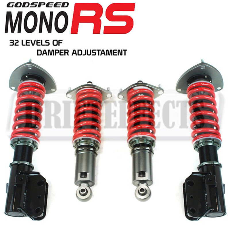 Godspeed MRS1620 MonoRS Damper Coilovers Suspension Camber Plates For STI 08-14