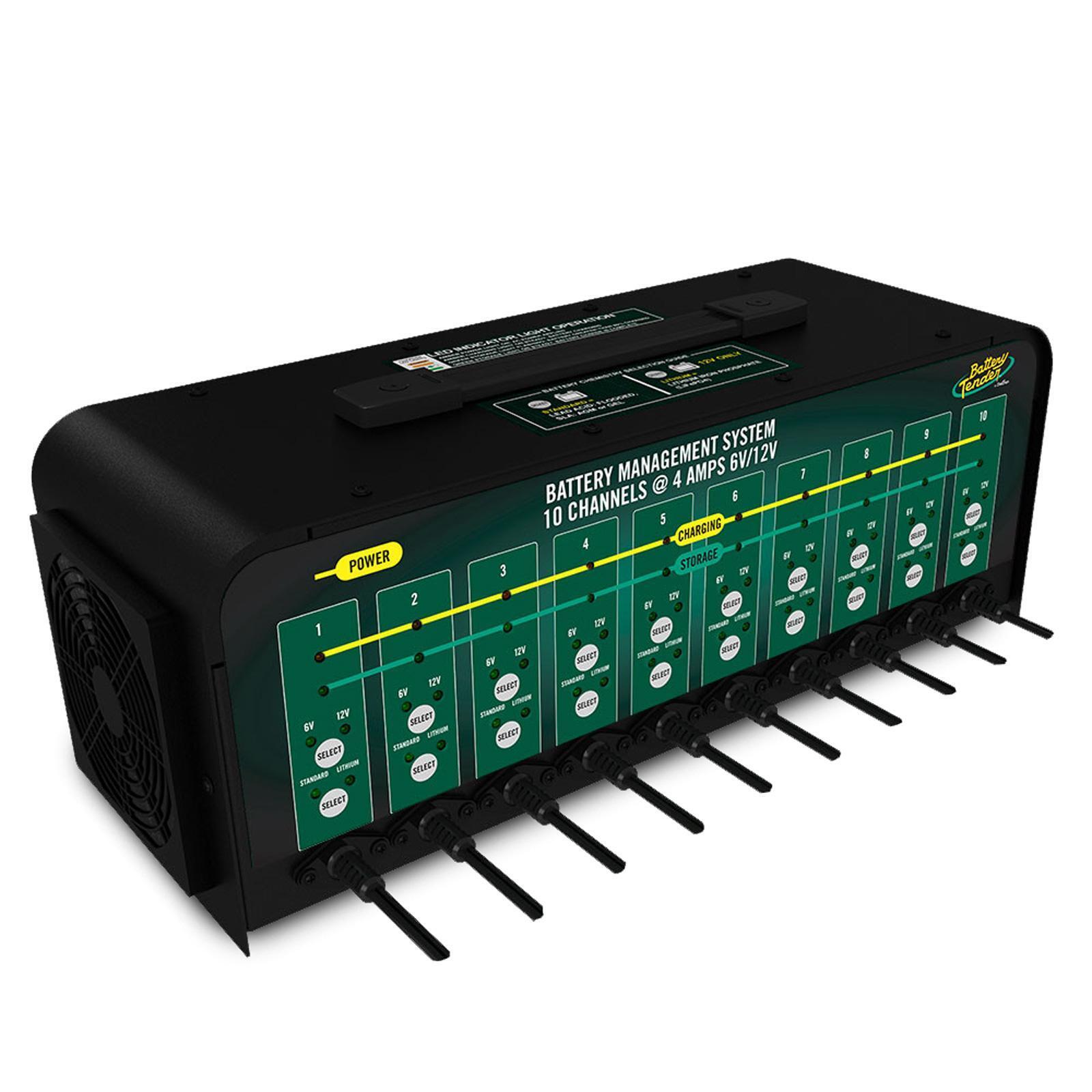 Battery Tender 10-Bank 6V/12V, 4 AMP Selectable Battery Charger