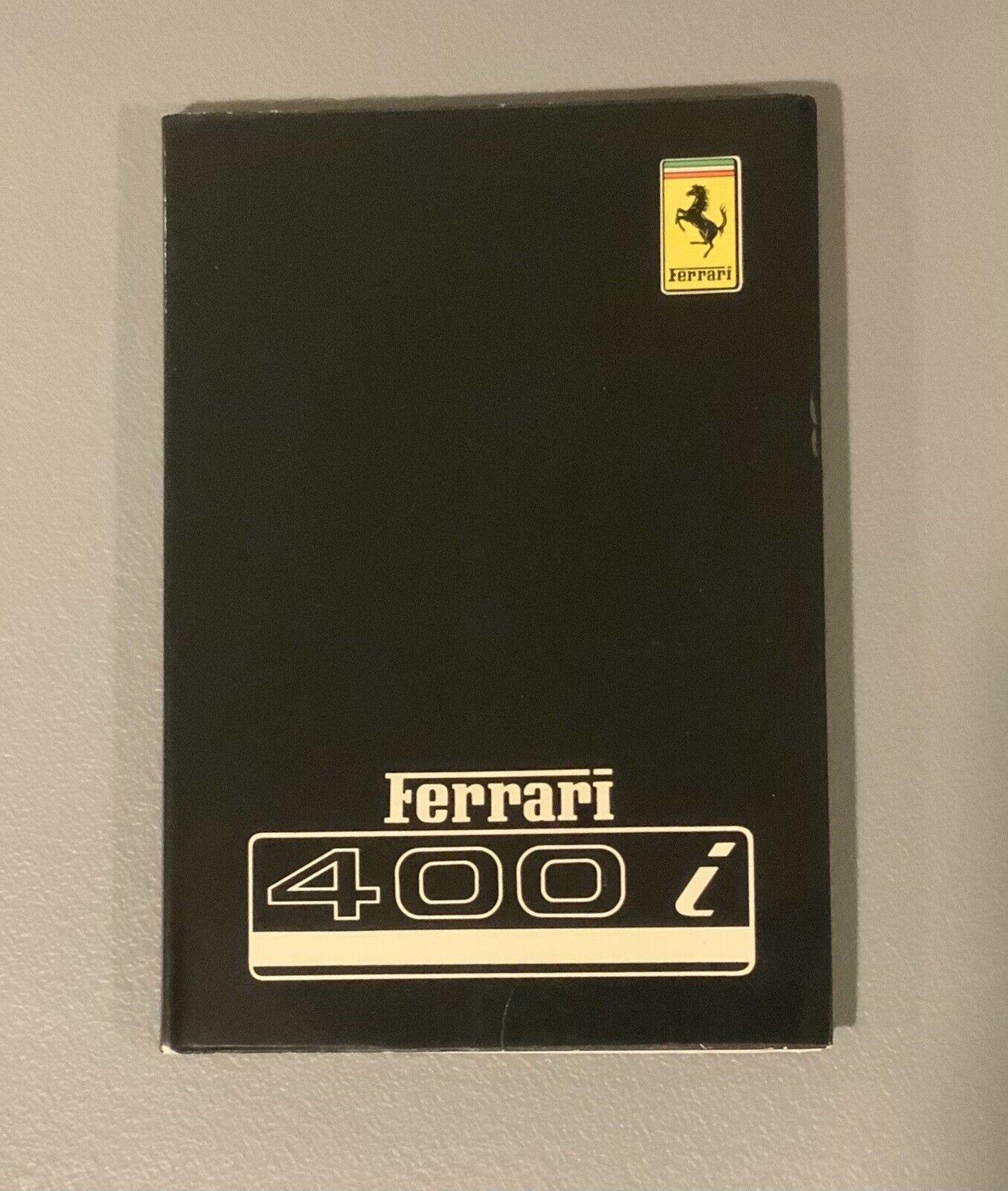 Ferrari 400i Owners Manual (176/79); Original 