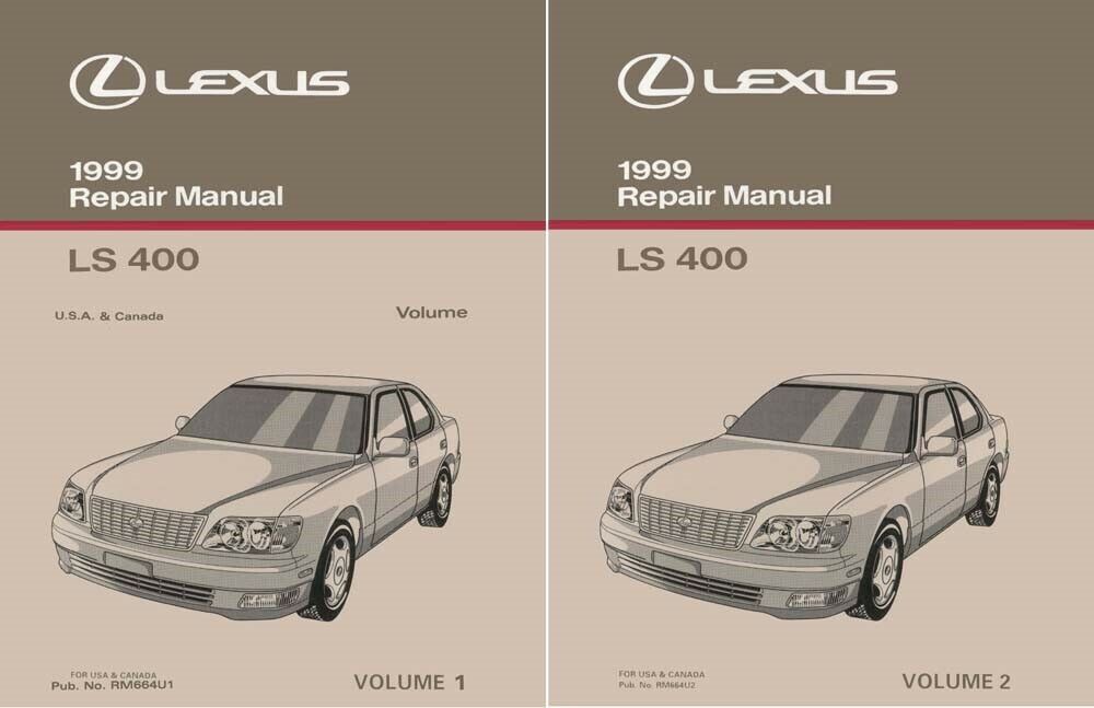 1999 Lexus LS 400 Shop Service Repair Manual Book Engine Drivetrain OEM