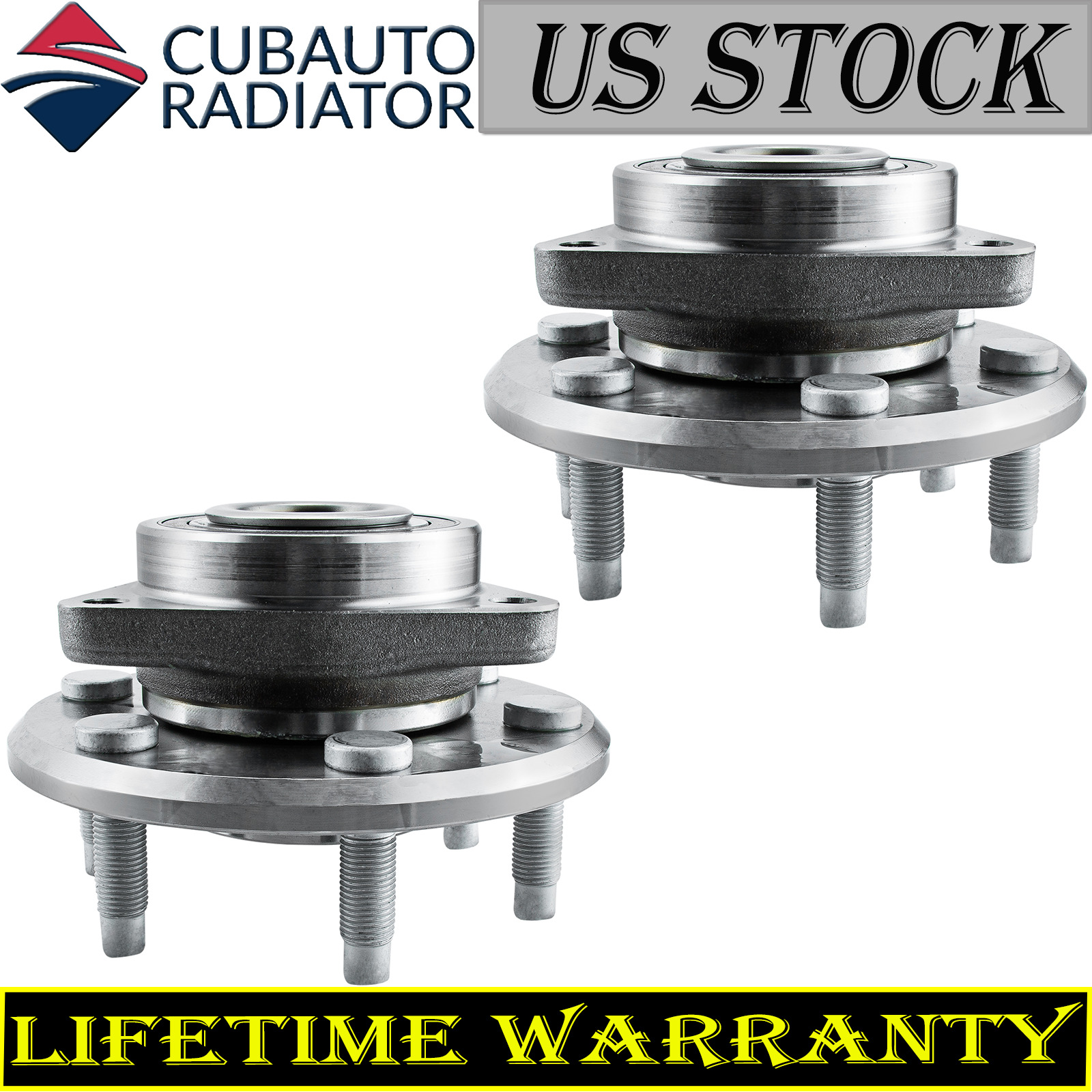 2pc Front or Rear Wheel Bearing Hub for Chevrolet Traverse GMC Acadia Buick