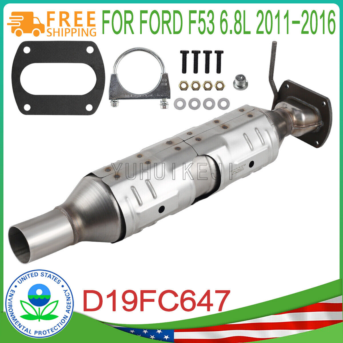Catalytic Converter Fits 2011-2016 Ford F-53 Motorhome Chassis 6.8L V10 2013