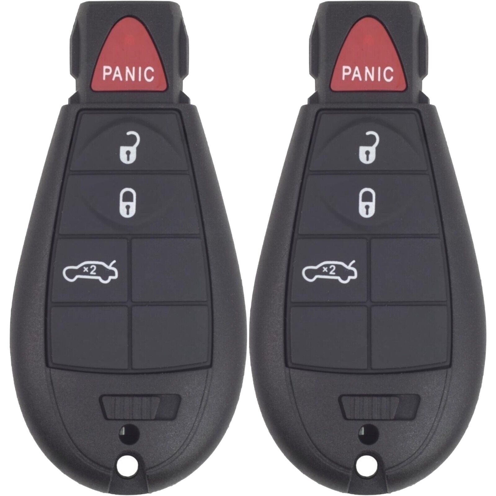 2x New Remote Key Fob Replacement For Chrysler Dodge Jeep IYZ-C01C M3N5WY783X