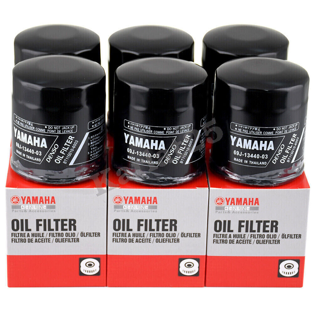 Genuine YAMAHA Outboard Oil Filter fit F150 F200 F225 V6 F250 69J-13440-03 6PACK