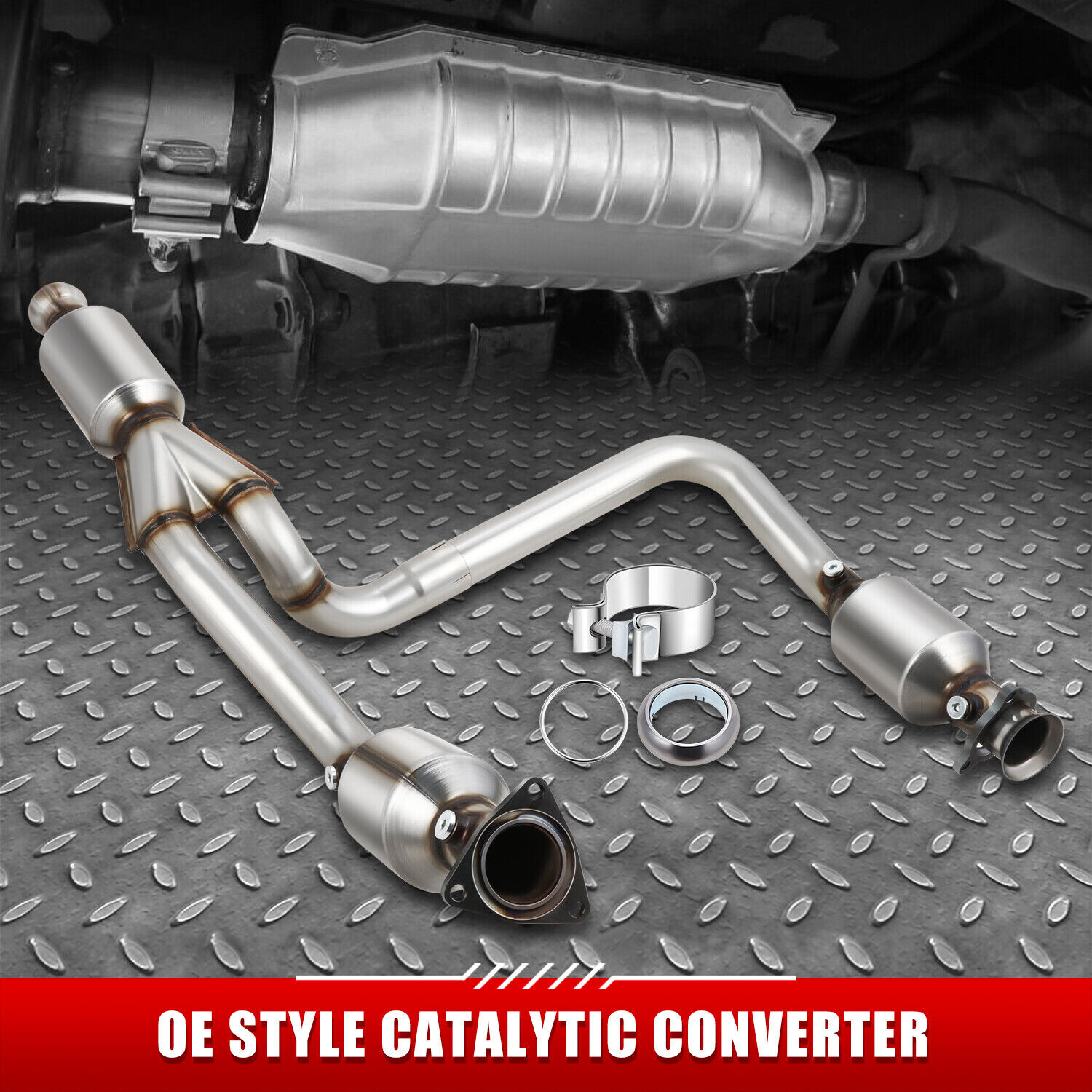 For 14-19 Silverado Sierra 1500 Suburban 4.3L 5.3L Front Catalytic Converter