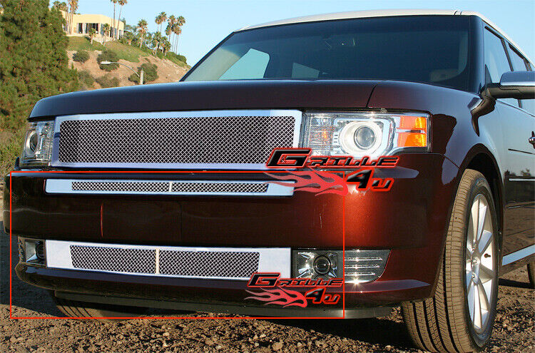 Fits 2009-2012 Ford Flex Bumper Stainless Steel Mesh Grille