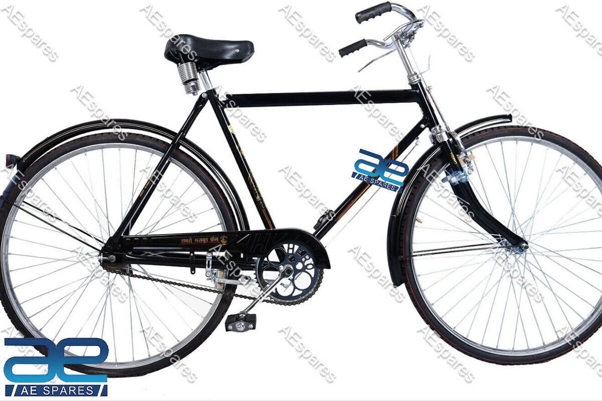 Roadster Cycle City Bike Bicycle Single Speed Black For Adults