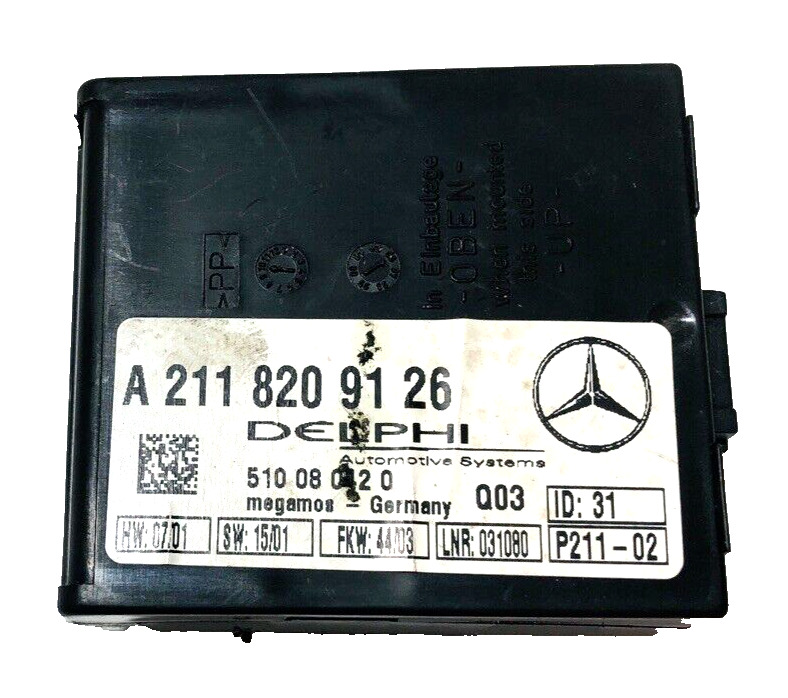 2000-2018 Mercedes-Benz Alarm System Control Module, OEM Part 2118209126