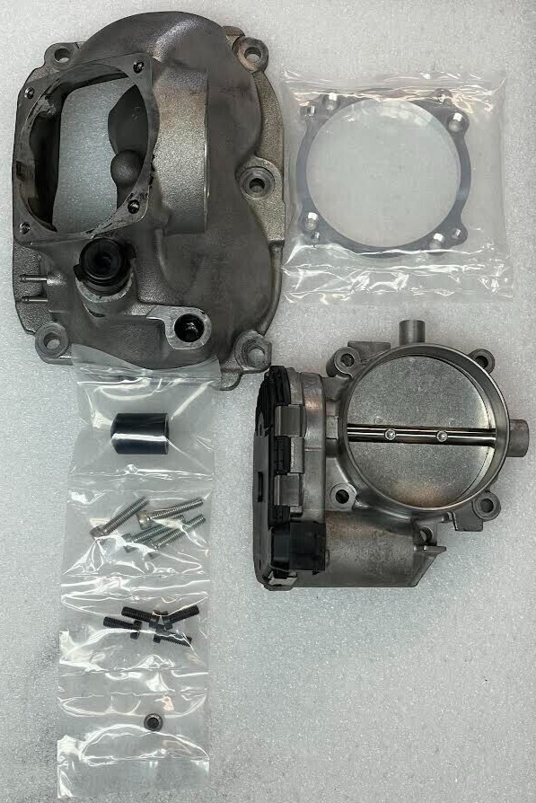 E55 AMG 82MM Throttle Body Snout Kit M113K Mercedes Benz (Y Pipe Available)