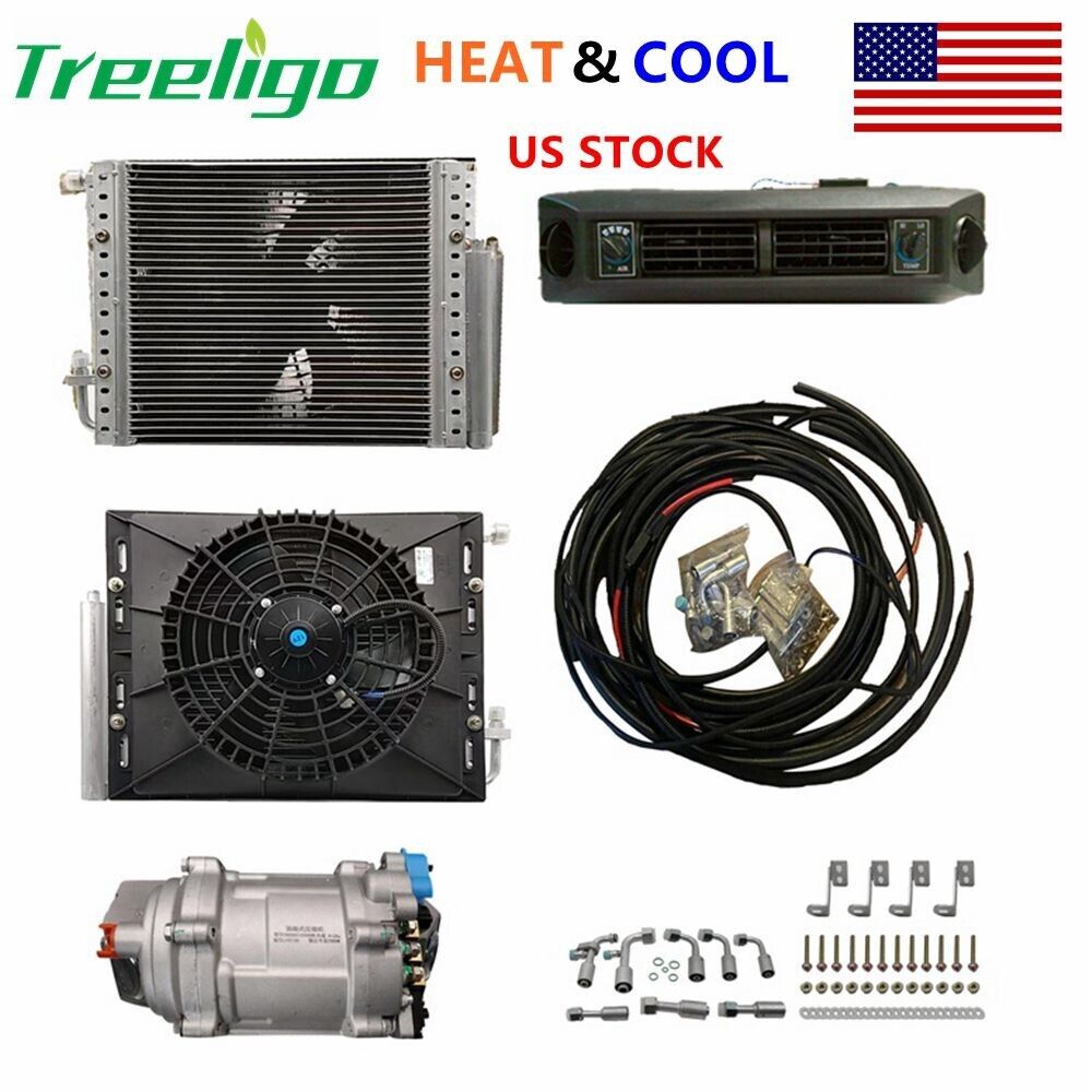 12V Universal Electric Cool&Heat Underdash Air Conditioner DC Auto Car A/C Kit