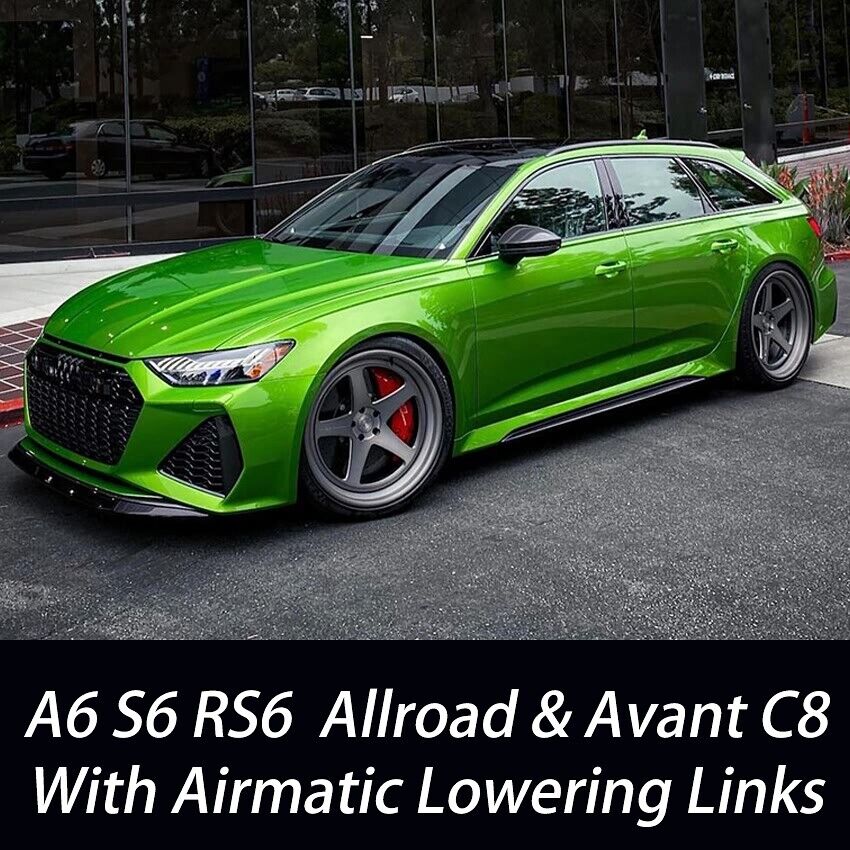 For AUDI A6 Avant Allroad S6 RS6 C8 Adjustable Lowering Links Kit Air Suspension