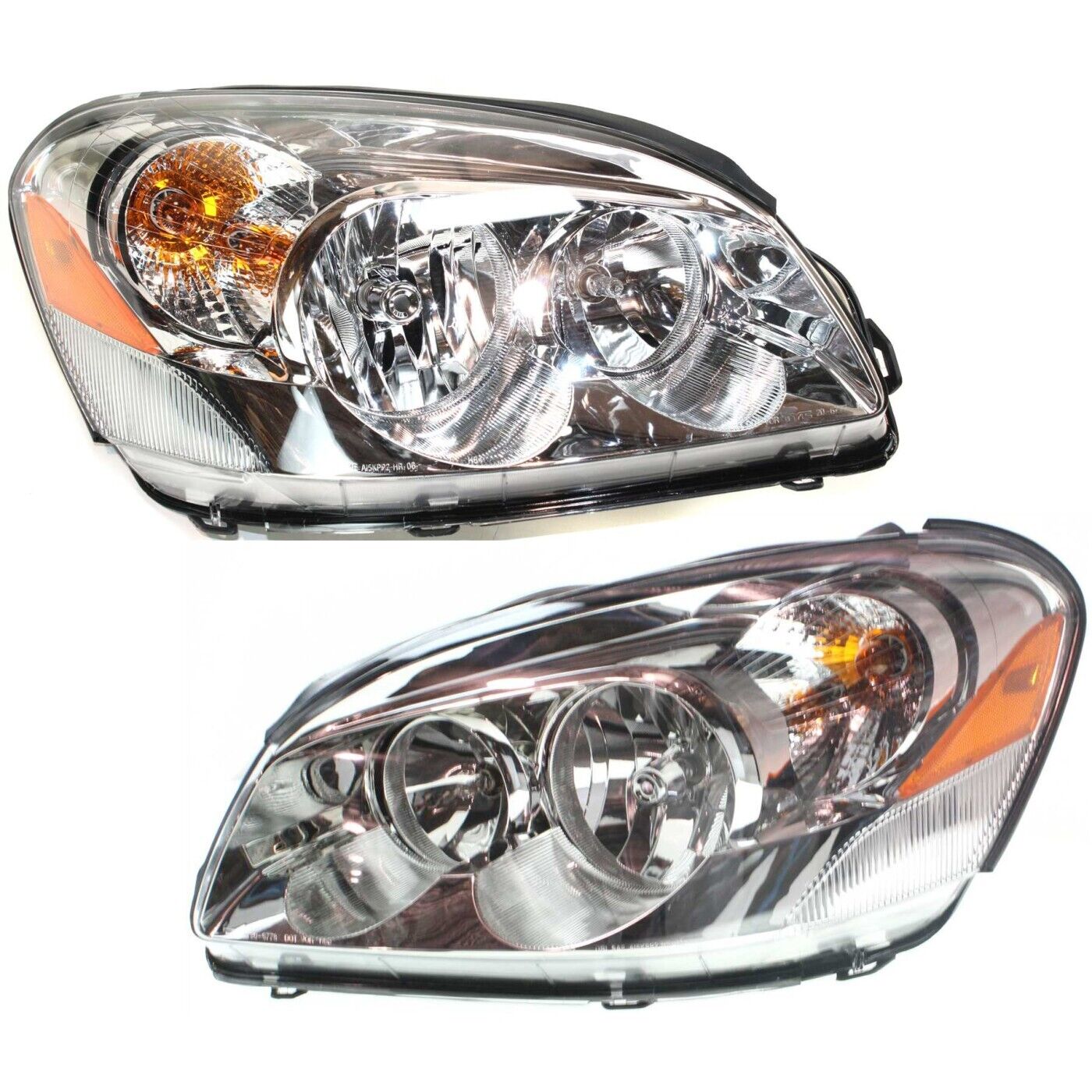 Headlight Set For 2006-2007 Buick Lucerne Left and Right With Bulb 2Pc