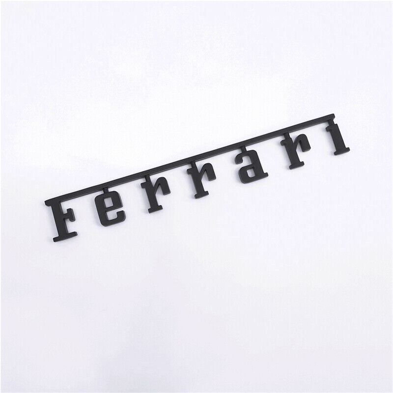 Ferrari  Rear  Badge Emblem Matte Black  1PC  New(fits Many)