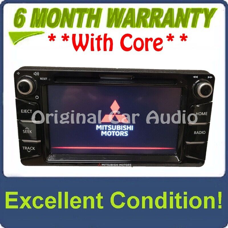 2017 - 2020 Mitsubishi Mirage OEM Bluetooth AM FM Touch Screen Radio CD Player