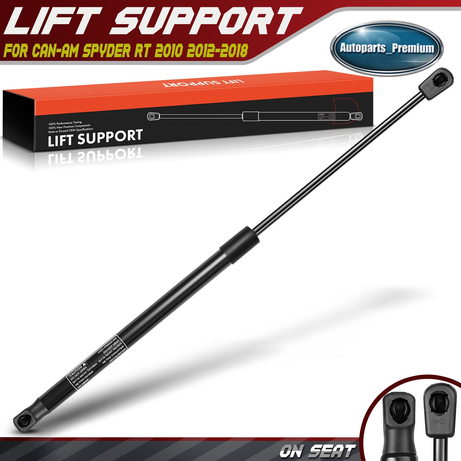 1Pc Seat Lift Support Shock Strut for Can-Am Spyder RT 2010 2012-2018 708000658