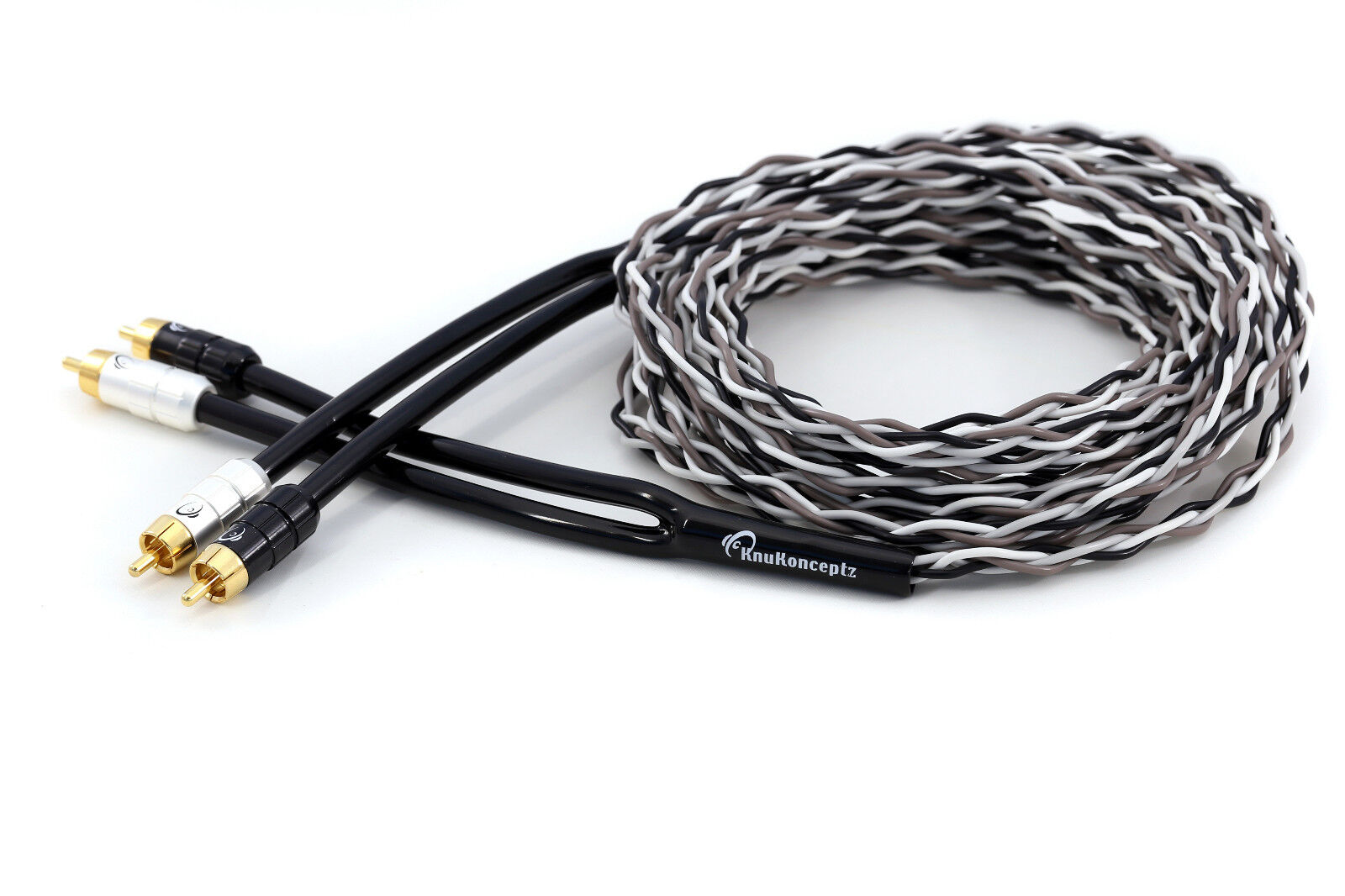 KnuKonceptz Krux Kable 5M Interlaced 3D Copper Twisted Pair RCA Cable 17FT