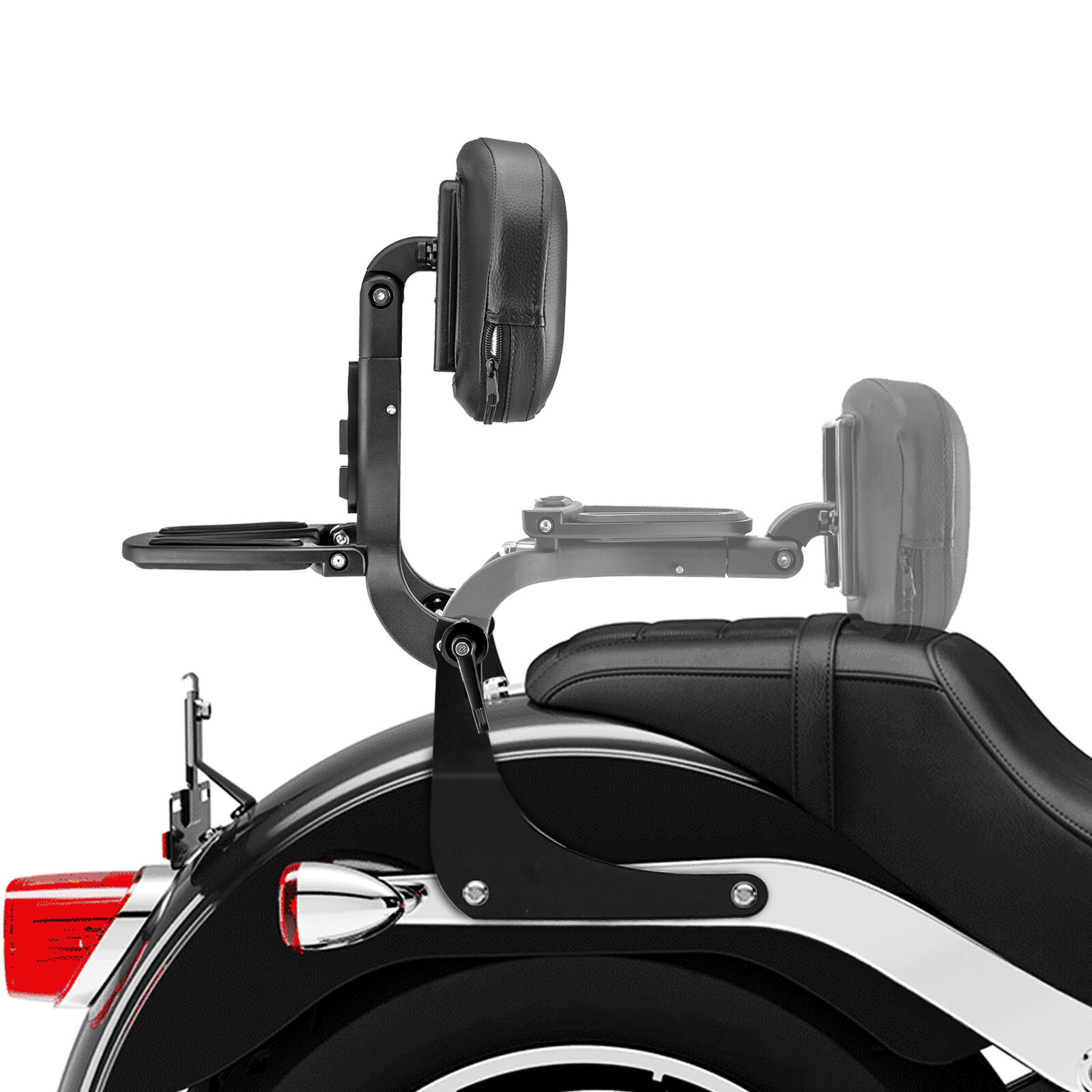 Multi-Purpose Backrest Sissy Bar For Harley Low Rider FXLR Sport Glide 2018-2024