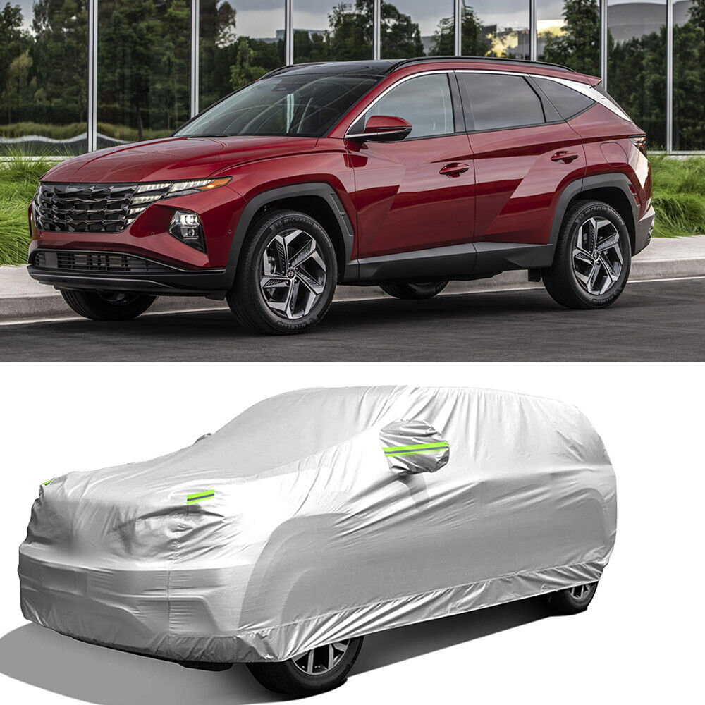 For Hyundai Tucson 6-Layers Full Car Cover Waterproof Outdoor UV Dust Resistant