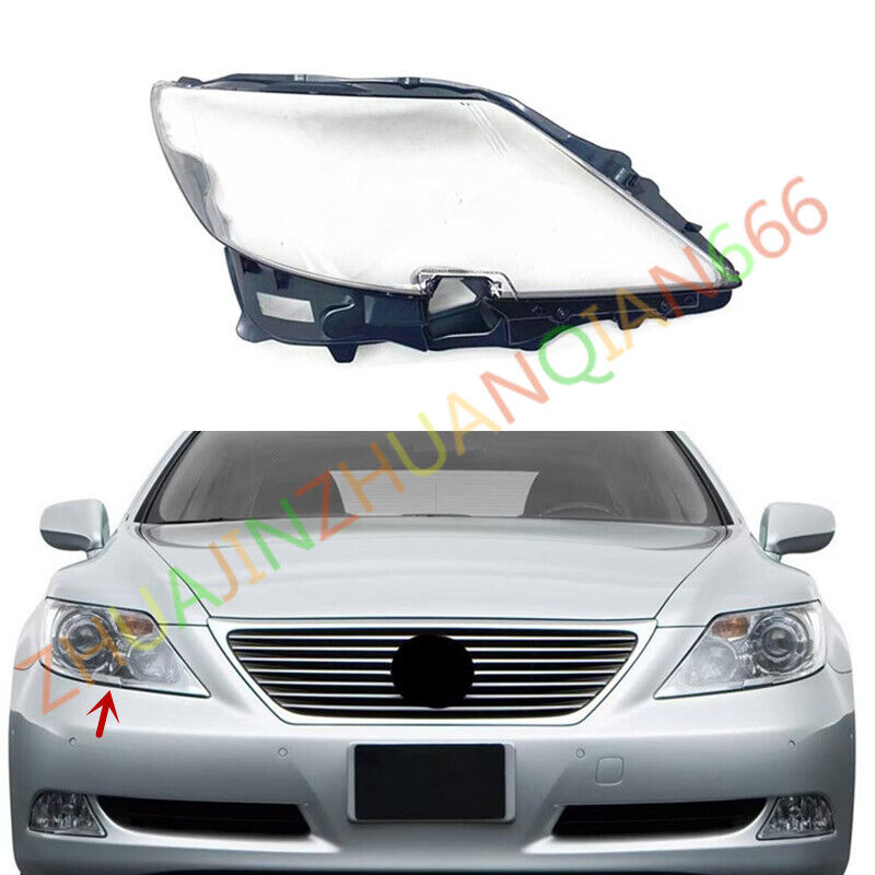 For Lexus LS460 2007-2009 Right Side Headlight Clear Lens Shell Replace+Sealant