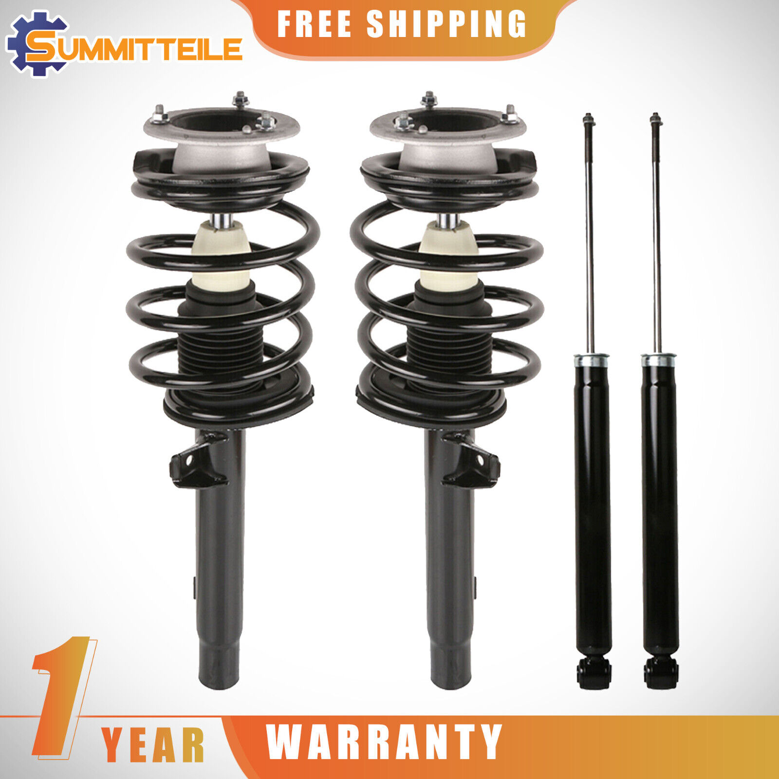 Front+Rear Complete Struts Shock Absorbers For BMW E46 323i 325Ci 328i 330i