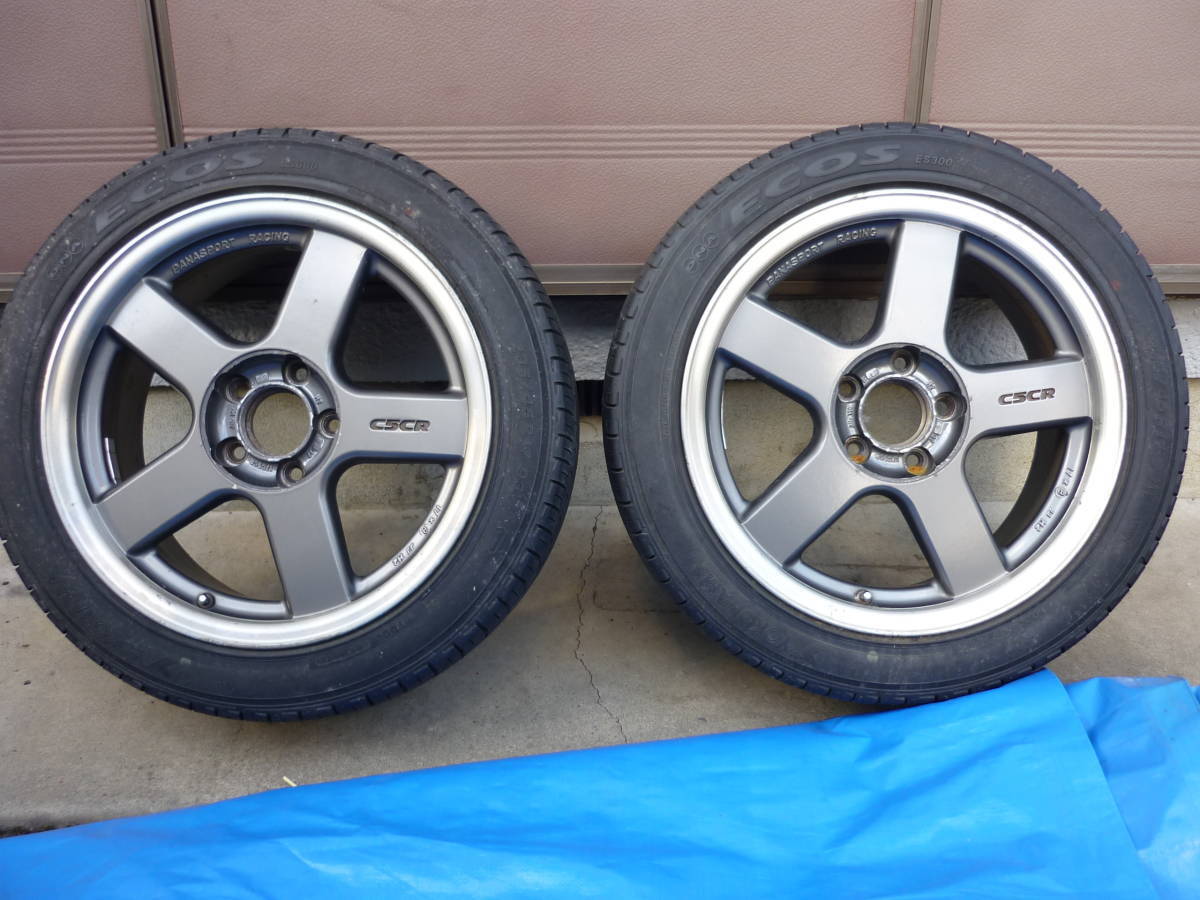 JDM Super rare panasport racing 17 inch aluminum wheel G7 C5CR 2wheels No Tires