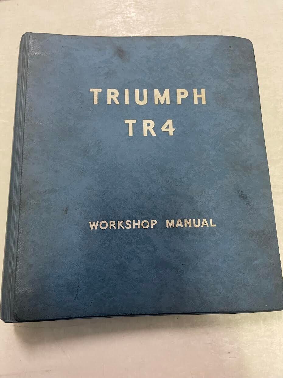 1965 1967 Triumph TR4 TR4A Roadster Convertible Shop Service Repair Manual 1966
