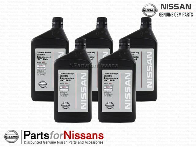 Nissan NS-3 CVT Fluid 1 QT Bottle x 5 (5 Quarts) 999MP-CV0NS3x5