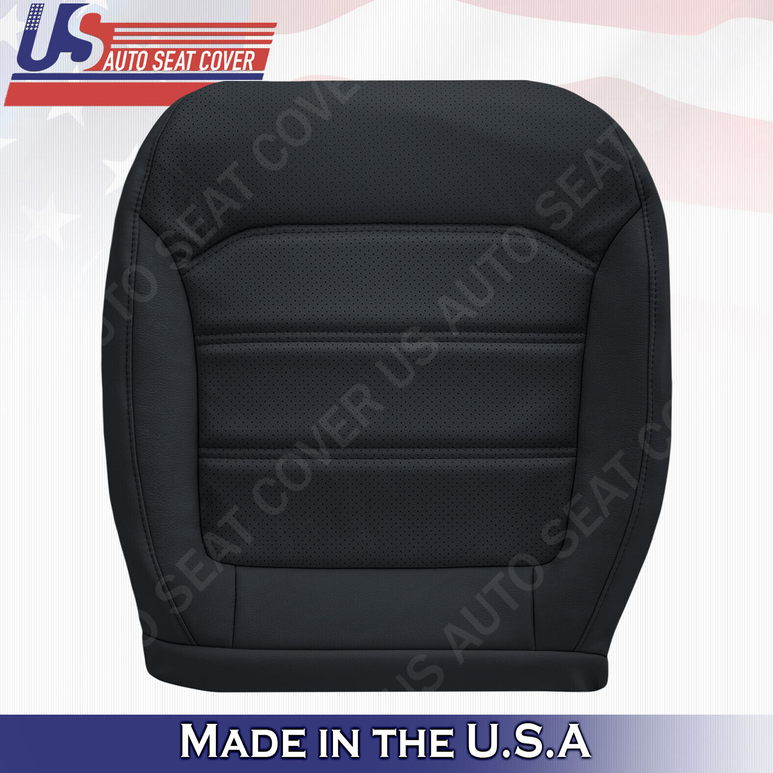 2012 to 2020 Fits For Volkswagen Passat Driver Bottom Leather Seat Cover Black