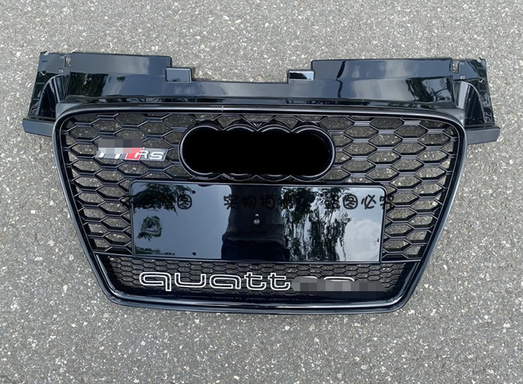 For  AUDI TT 8J TTRS style Front bumper honeycomb  Mesh Grill grille 2008-2014