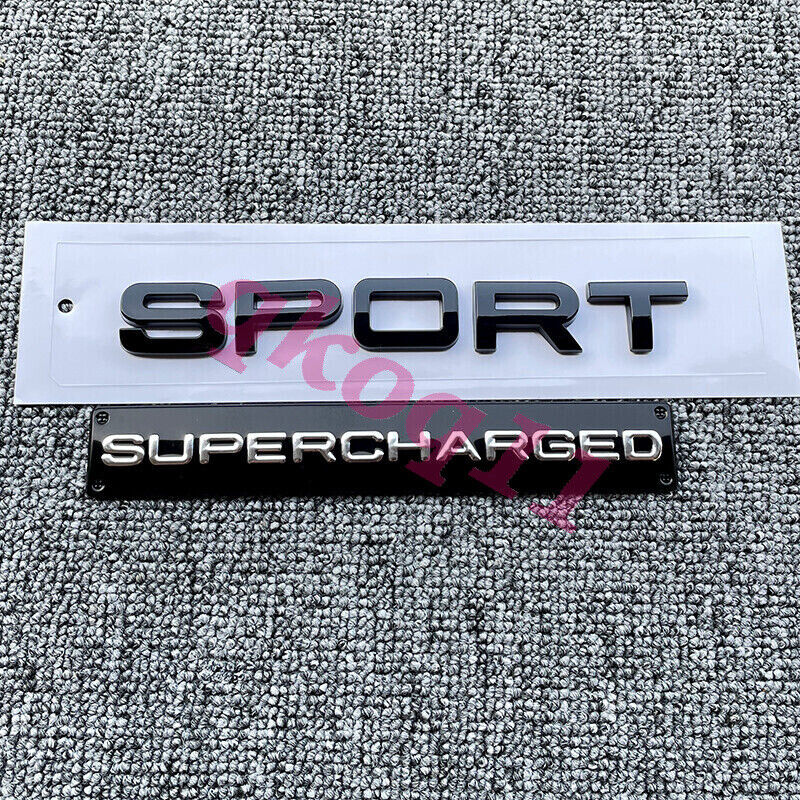 For Range Rover Land Rover Sport SUPERCHARGED Tailgate Rear Trunk Badge Emblem