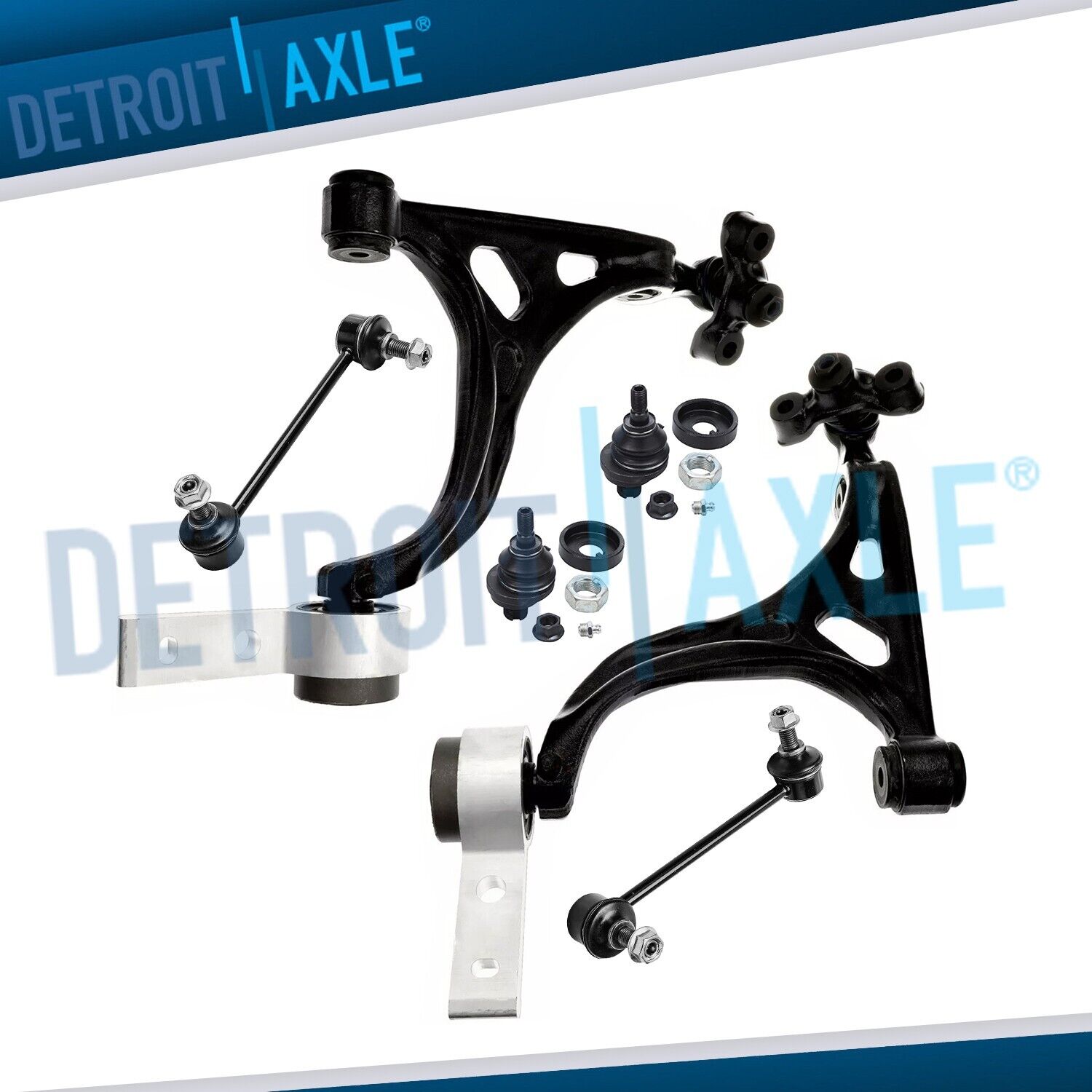 6pc Front Lower Control Arm w/Ball Joint Suspension Kit for 2009 - 2013 Mazda 6