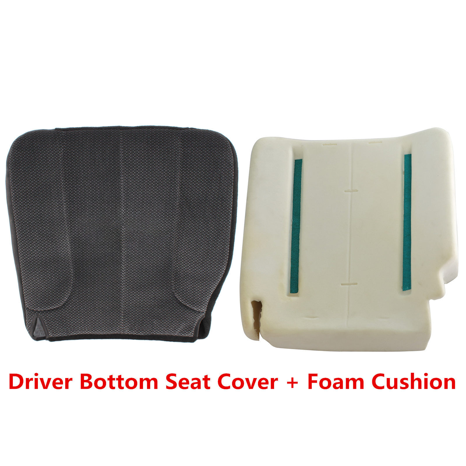 For 2002-2005 Dodge Ram 1500 Driver / Passenger Bottom Foam Cushion / Seat Cover