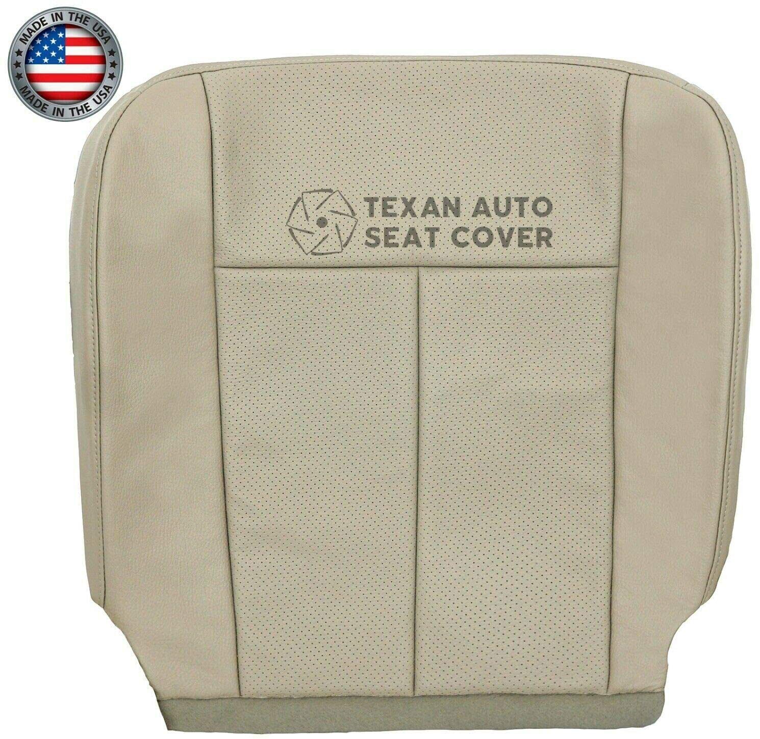 2007 to 2014 Ford Expedition Perforated Synthetic Leather Seat  Cover Camel Tan