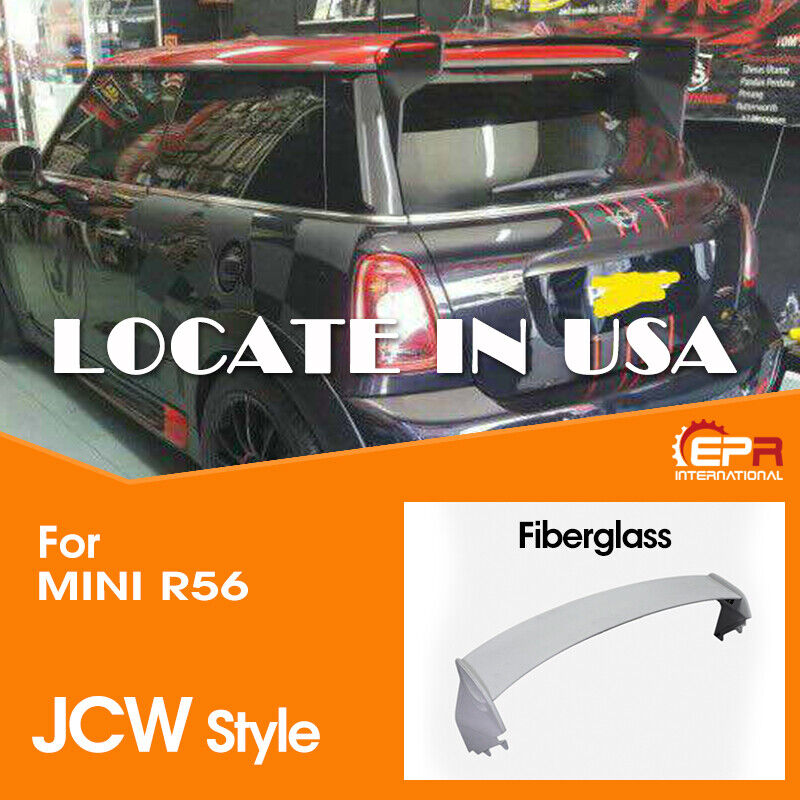 For Mini Cooper R56 Ver.2.11/2.12 Type JCW Style FRP Rear Roof Spoiler Wing Lip