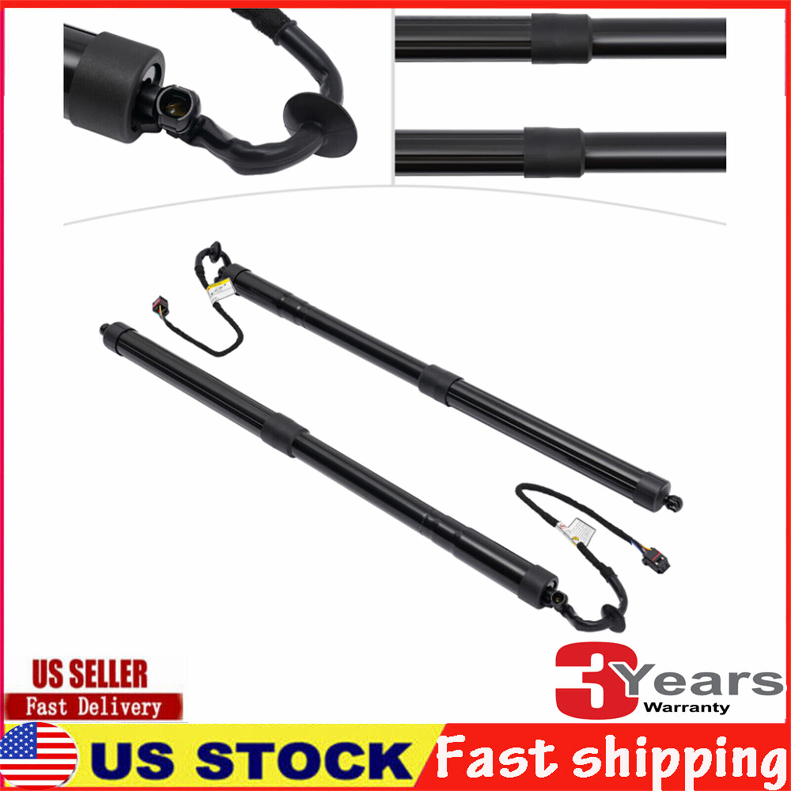 2x Rear Electric Tailgate Power Lift Supports For Porsche Cayenne 2011 - 2014