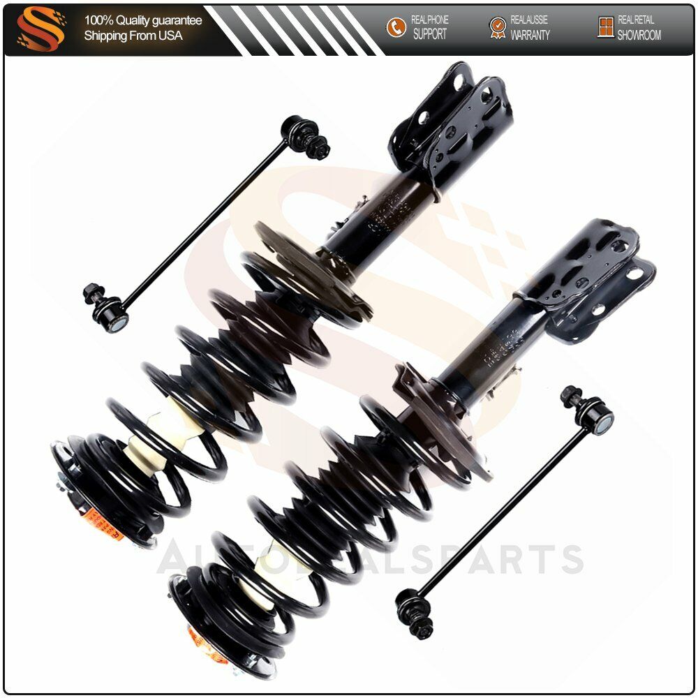 For 2008-2013 Chevy Equinox GMC Terrain 2 Front Complete Struts Shocks Sway bars