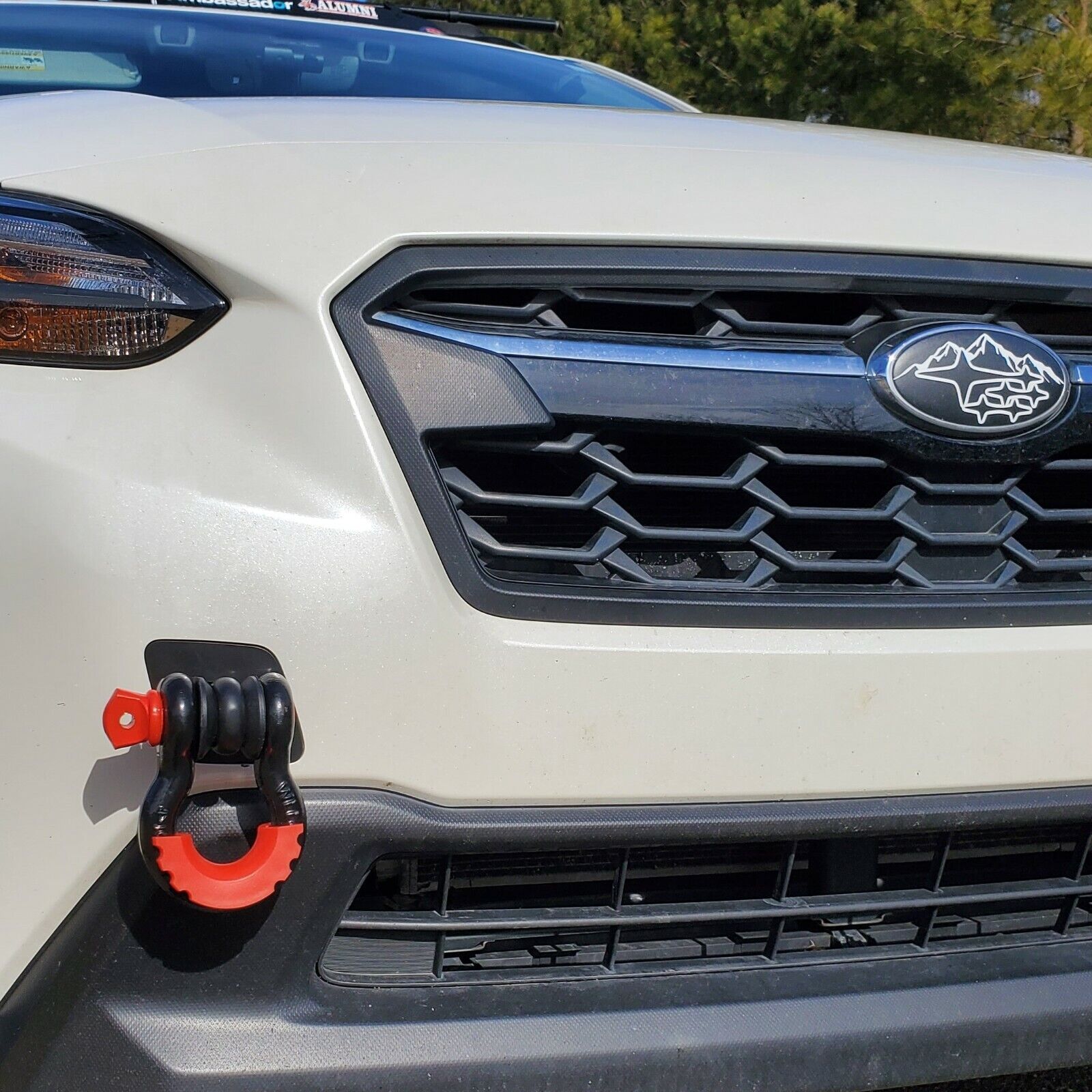 Subaru Official Dipped Tow Hook with Shackle and Guard