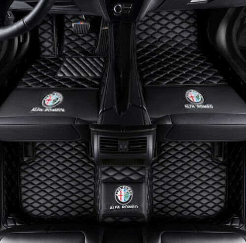 For Alfa Romeo Giulia Stelvio Car Floor Mats Waterproof 2017-2024 Auto Carpets