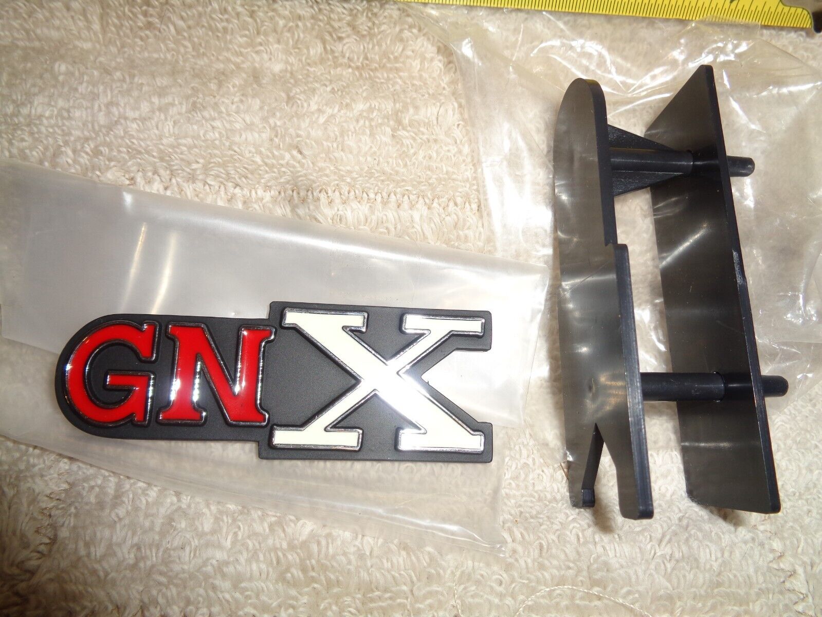 1986 1987 BUICK GNX GRILLE EMBLEM WITH BRACKET NEW