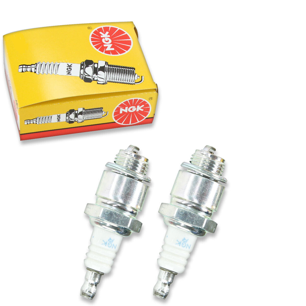 2 pc NGK 5798 BR2-LM Standard Spark Plugs for WR12EC WR11E0 W9LMR-US TY26715 ud