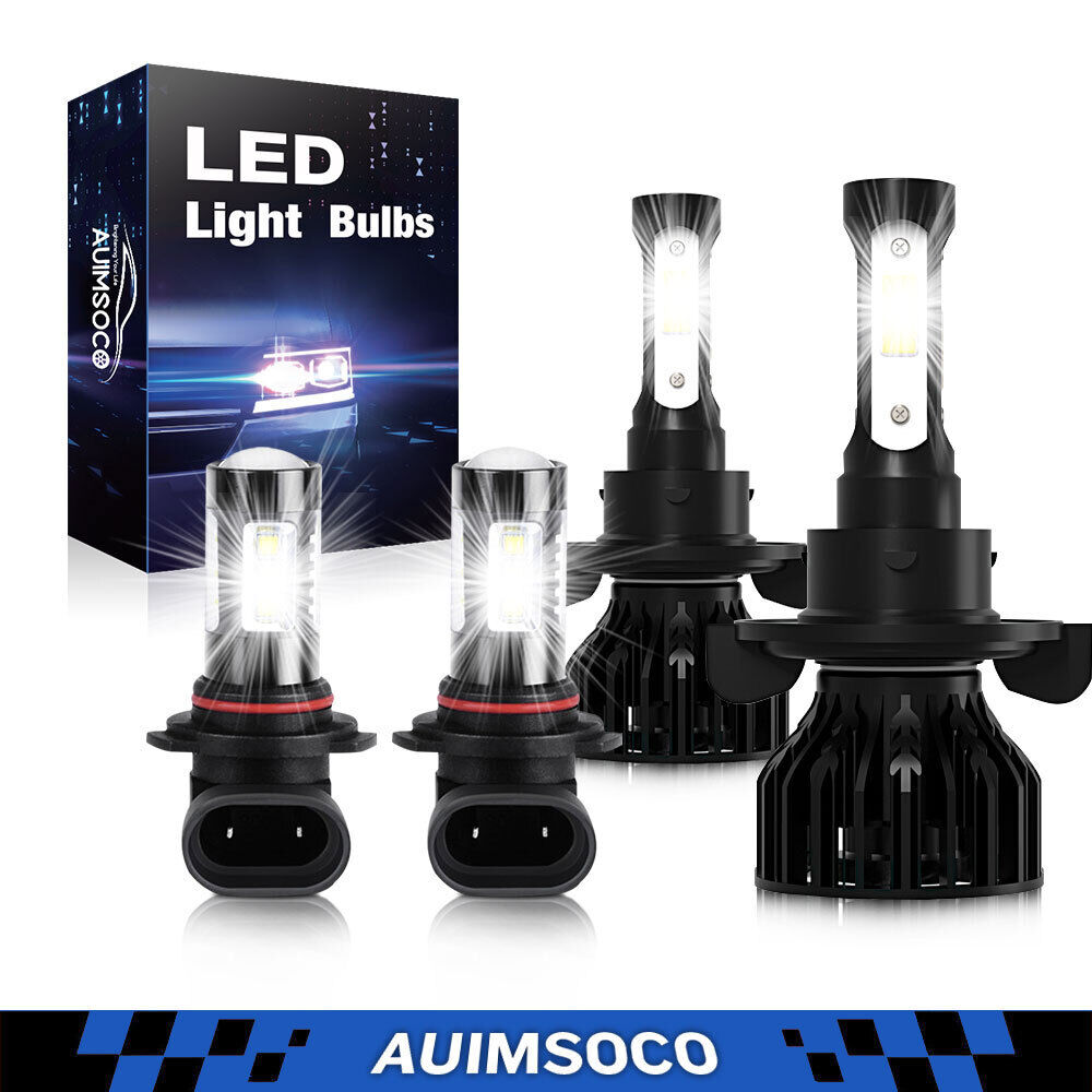 For 2005-2013 2014 Ford F150 F250 F350 LED Headlight High/Low Beam Fog Light Kit