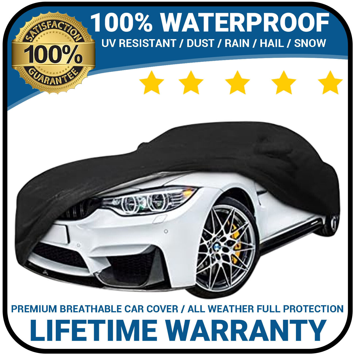 Outdoor Full Protection Waterproof UV Custom Car Cover For 1998-2002 BMW M COUPE