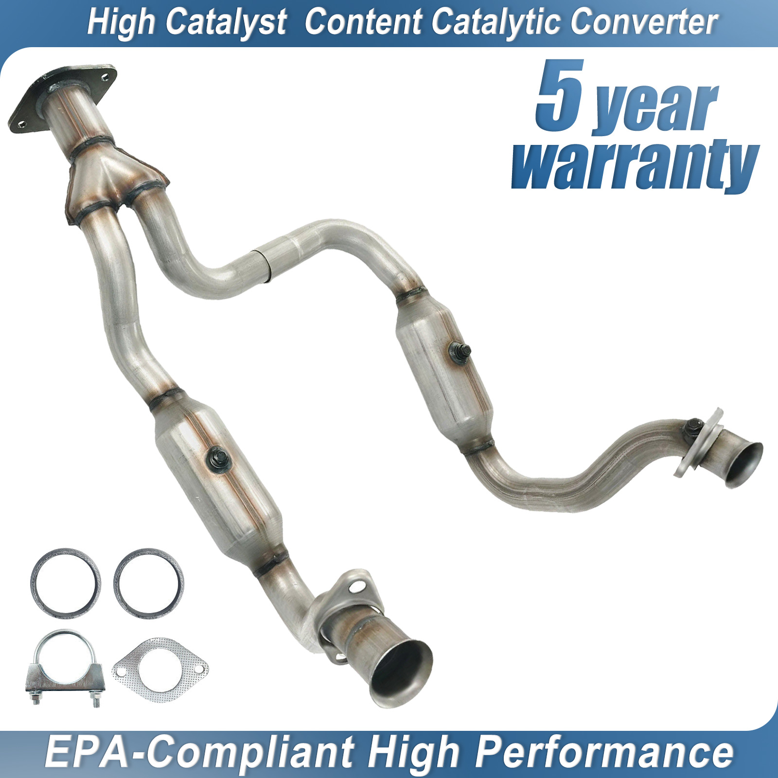 FOR FORD F-250 F-350 F-450 5.4L 2008 TO 2010 BOTH SIDES Catalytic Converters